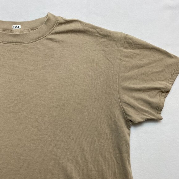 Essentials Fear of God T-Shirt Men's S Tan Camel Short Sleeve Crewneck - Picture 3 of 13